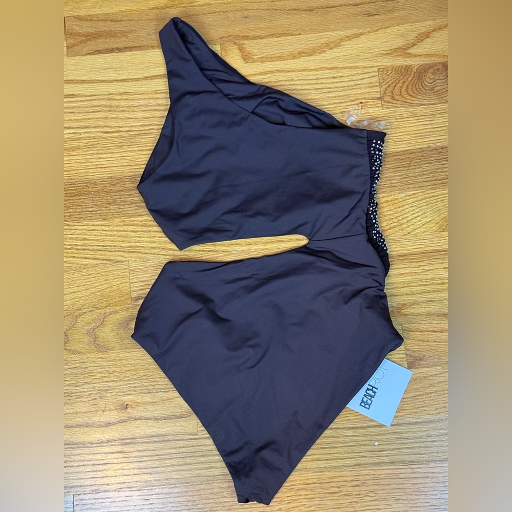 Beach Riot Anja One Piece Java Jewel- Size Small - Picture 10 of 12